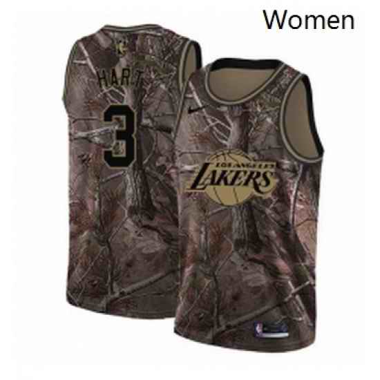 Womens Nike Los Angeles Lakers 3 Josh Hart Swingman Camo Realtree Collection NBA Jersey